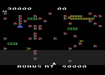 Millipede screenshot 3 for Atari 5200